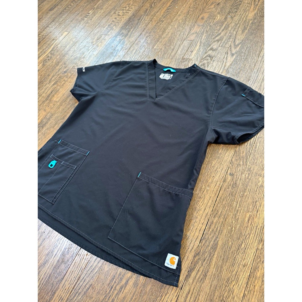 Carhartt Force Scrub Set Modern Fit Top & Pants Black XL Unisex